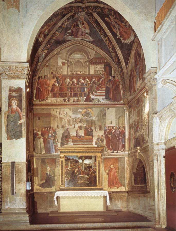 Domenico Ghirlandaio family chapel of the Sassetti